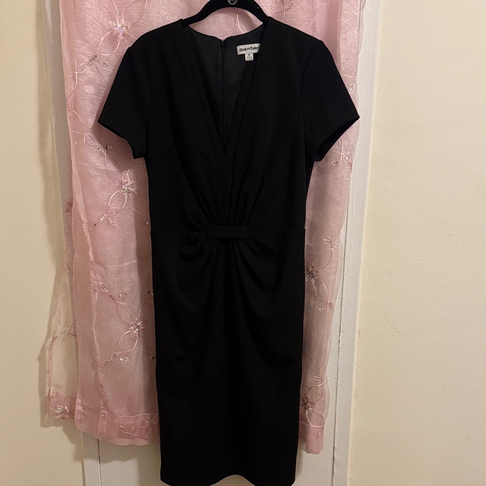 Shelby & Palmer Black Midi Dress